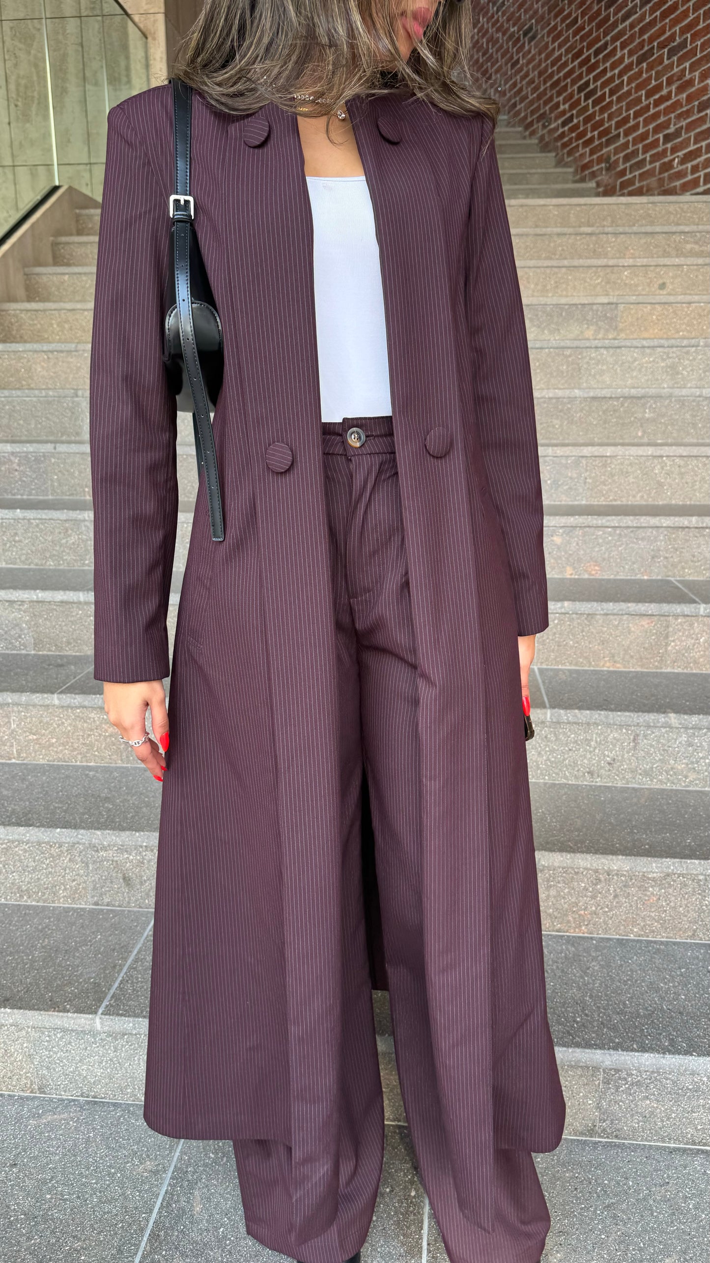 Long blazer set