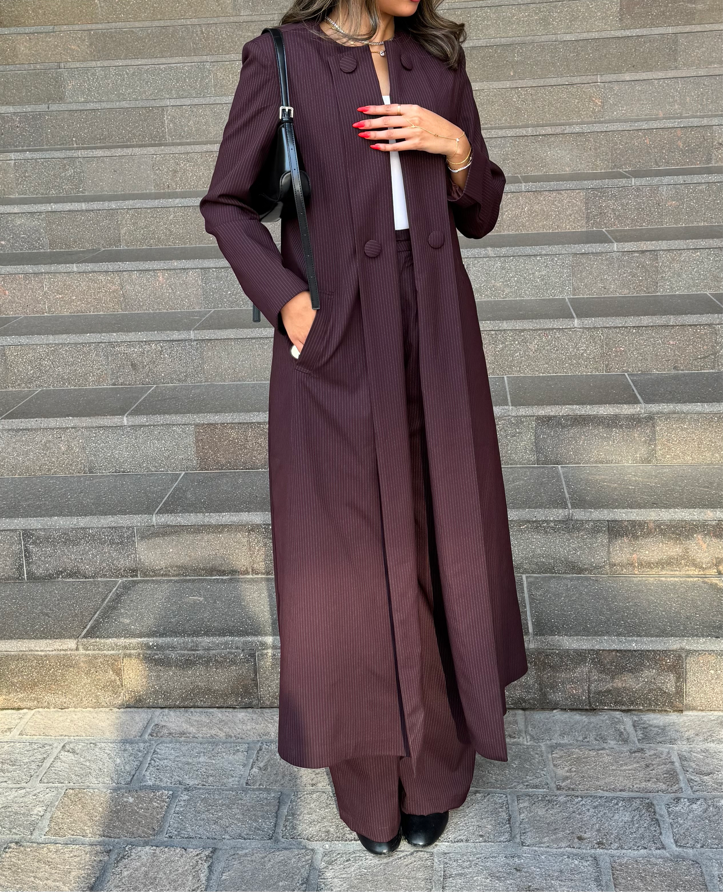 Long blazer set