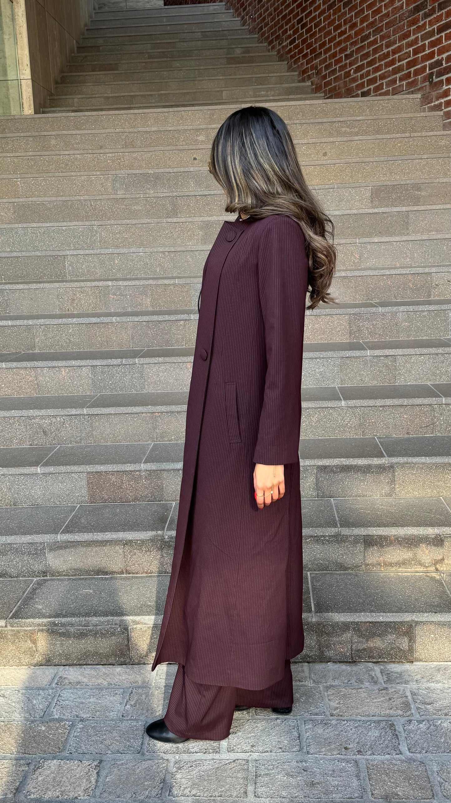 Long blazer set