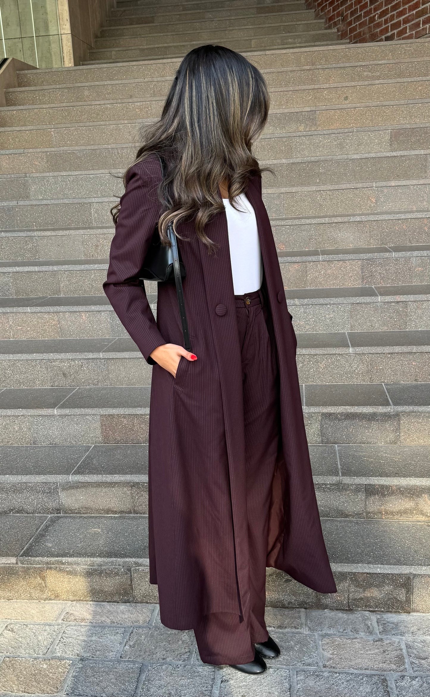 Long blazer set