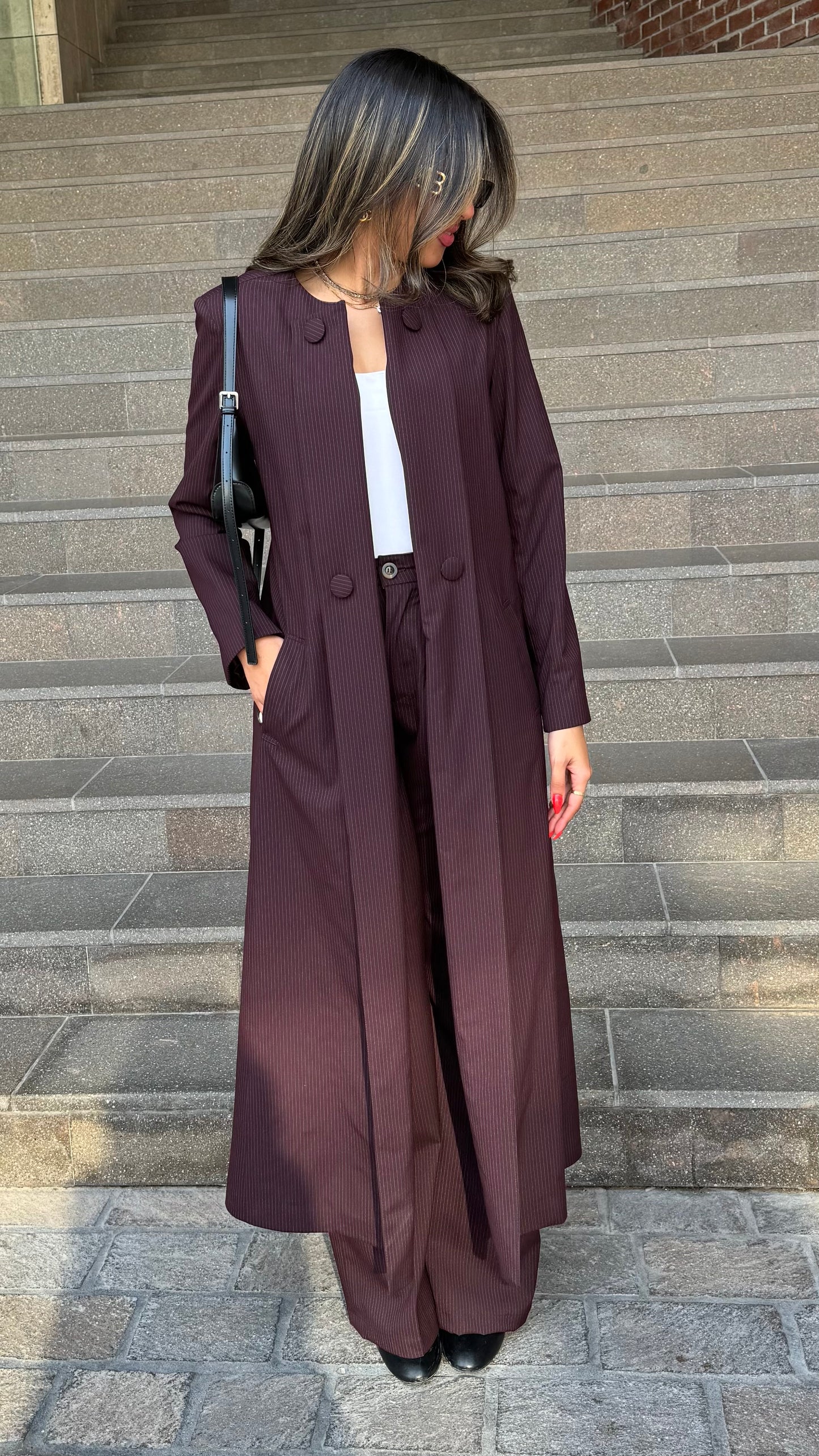Long blazer set