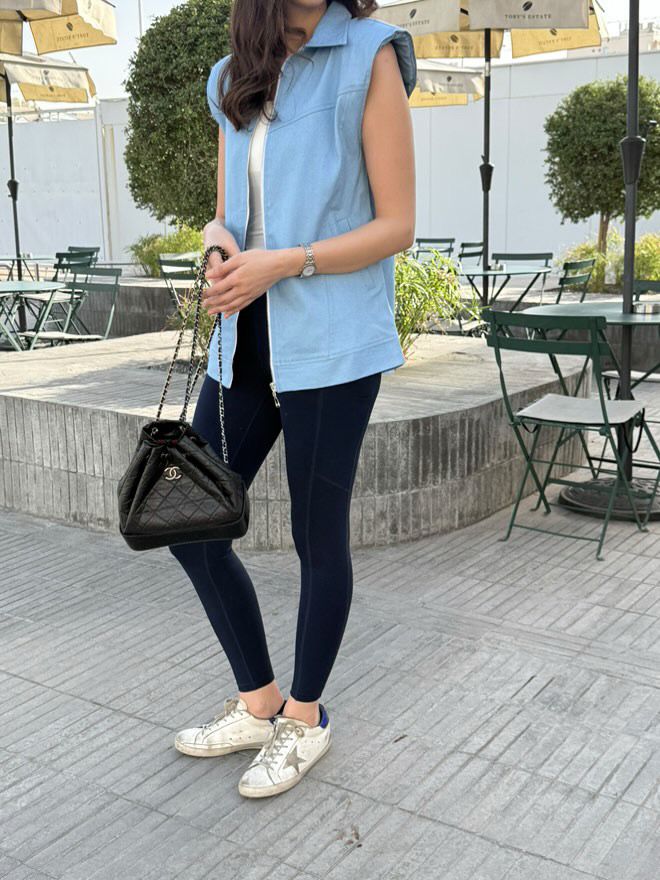 Padded Denim jacket