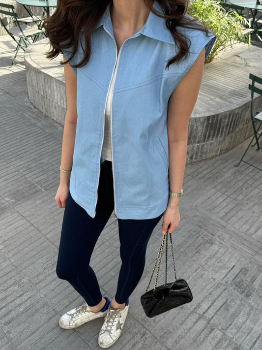 Padded Denim jacket