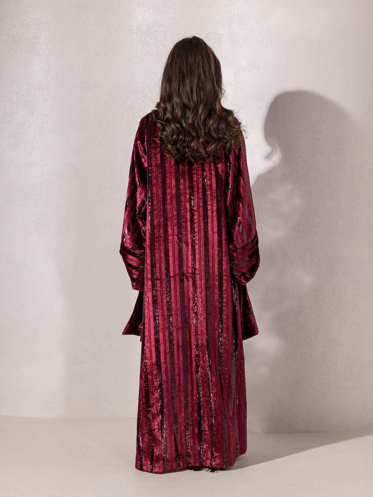 Lilly’s Fringed Set - Deep ruby