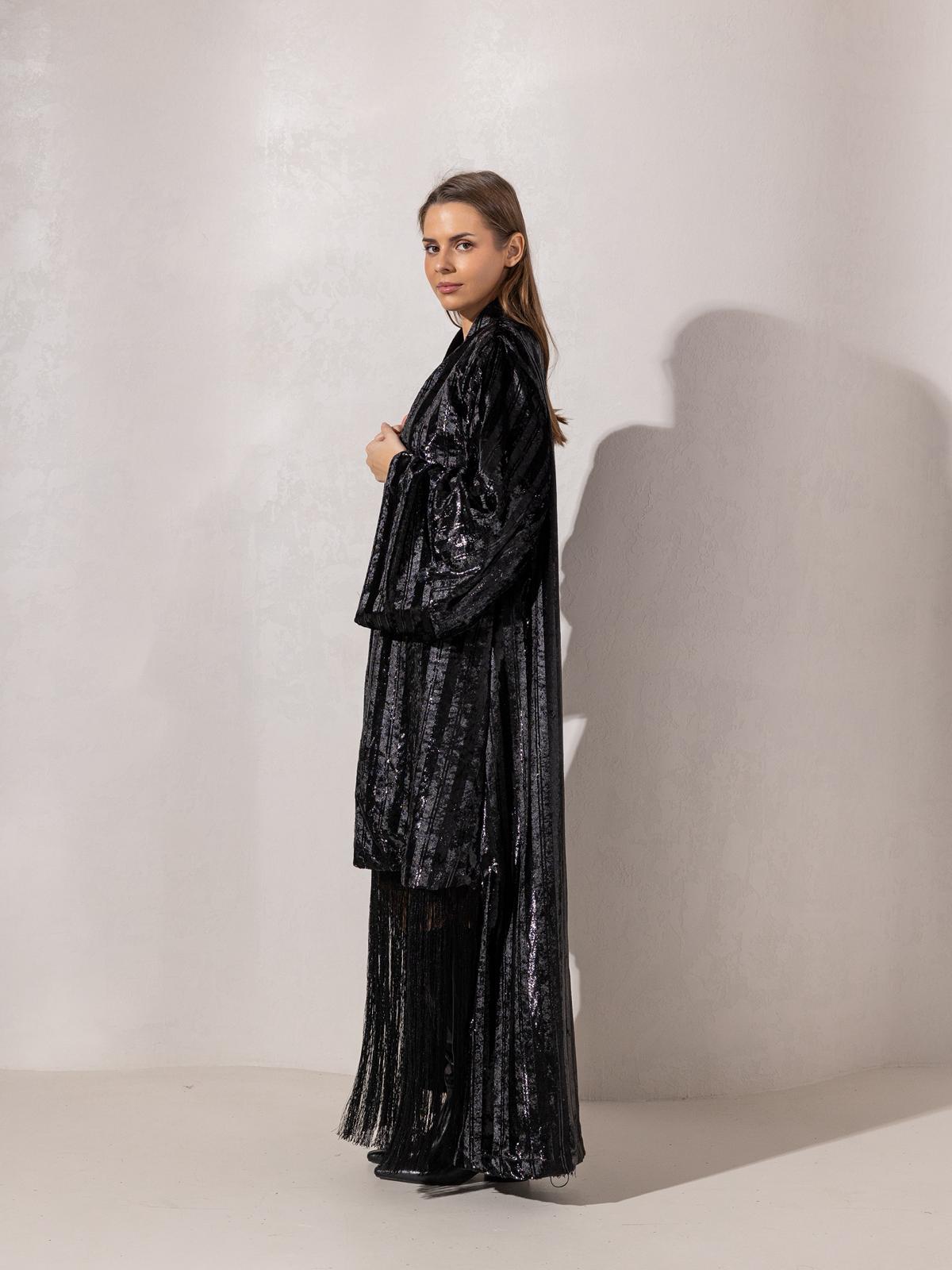 Lilly’s Fringed Set - Royal Black