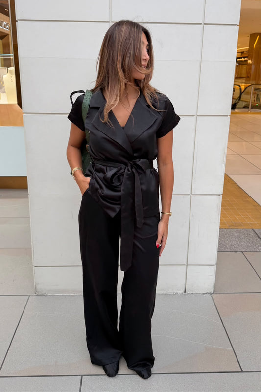 SS03 Short trench coat set- Short sleeves