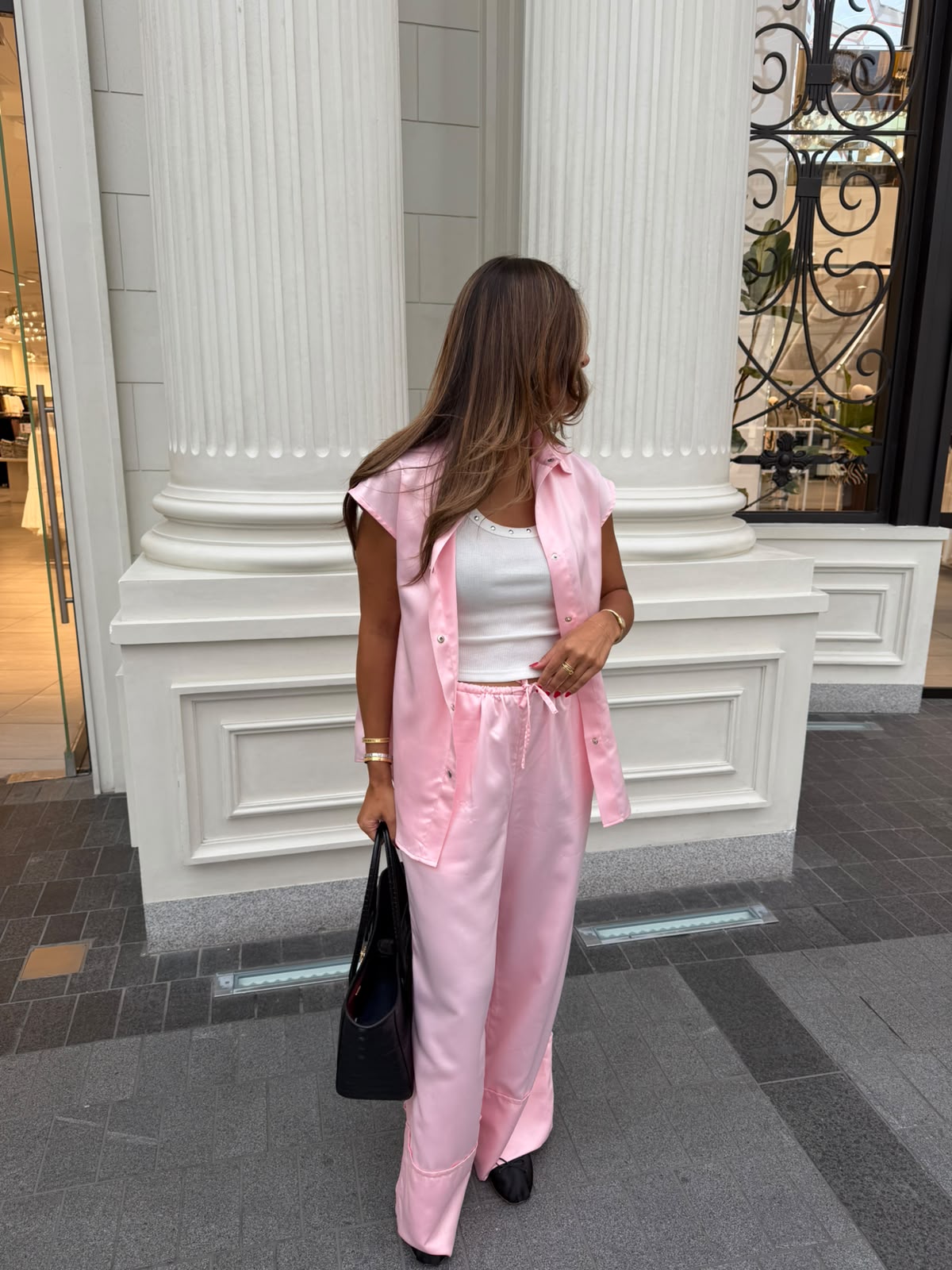 SS05 Shirt in silk set-pants