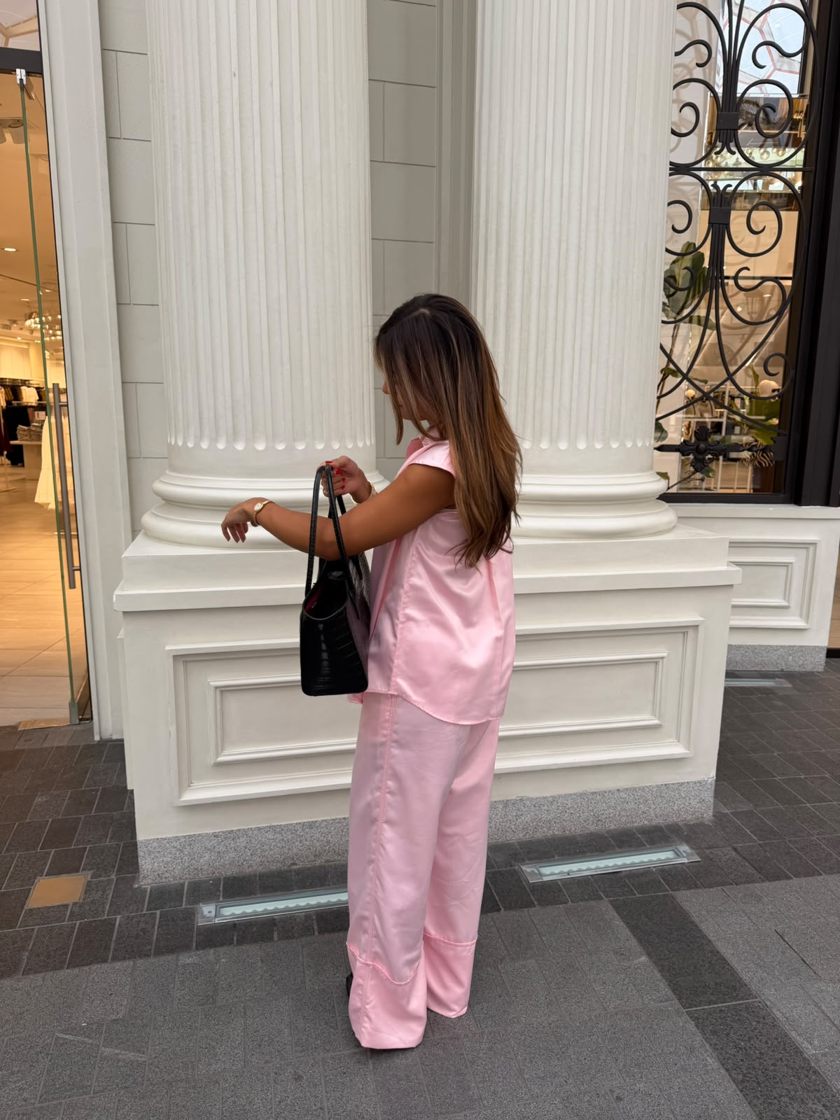 SS05 Shirt in silk set-pants